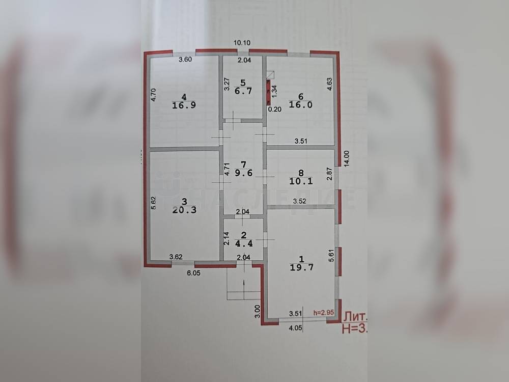 Блочный 1-этажный дом 120 м2 на участке 6.9 сот. ул. Мостовая - фото 3